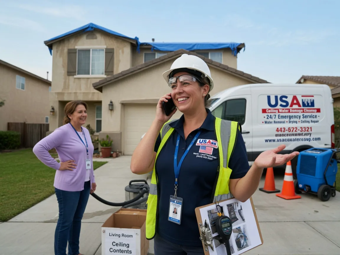 Ceiling Water Damage Restoration Stockton, IL FAQs